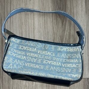 Versace Jeans couture denim shoulder bag
